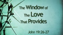 The Window of The Love That Provides